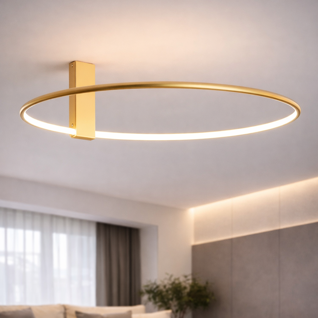 Nowoczesna lampa sufitowa LED – do salonu i sypialni