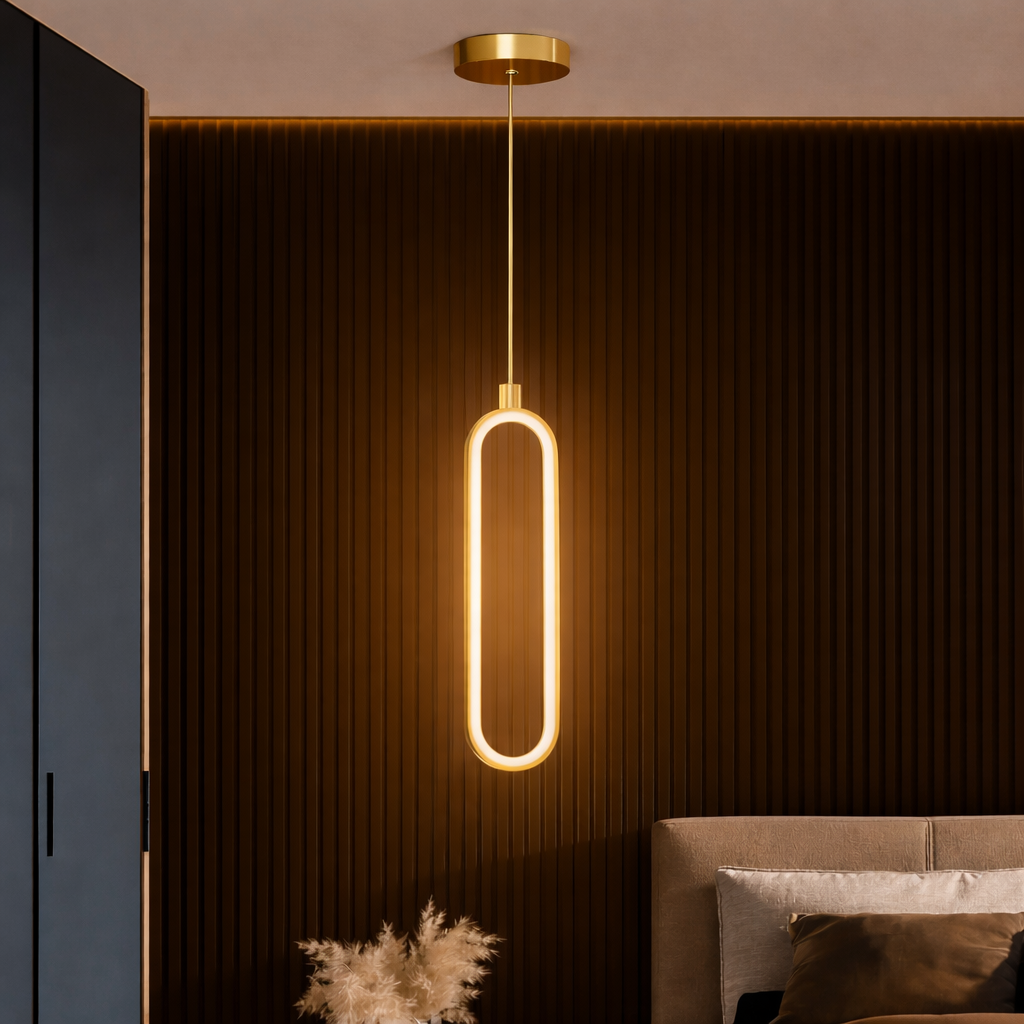 Designerska lampa wisząca LED – nowoczesna do salonu
