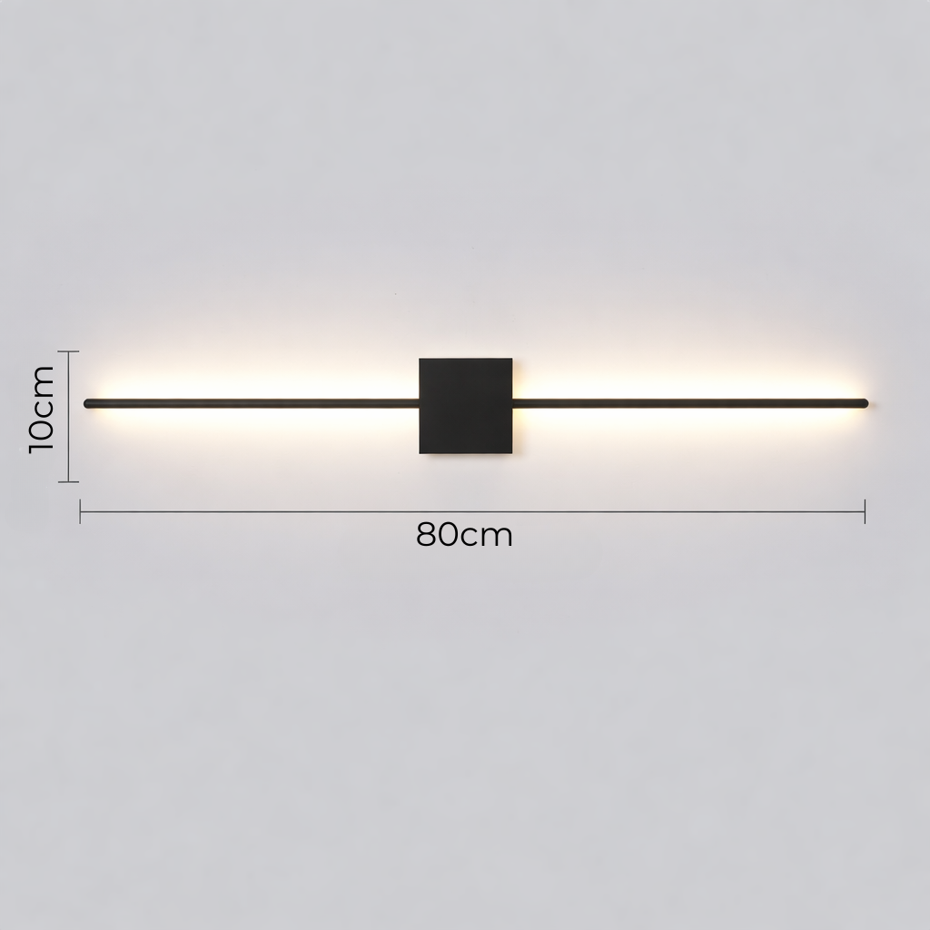 Nowoczesny kinkiet LED – długa listwa ścienna do wnętrz