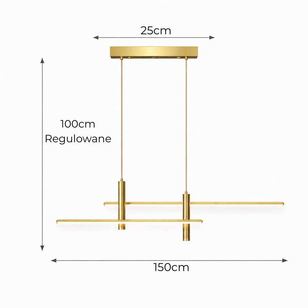 Lampa wisząca LED z pilotem – regulacja barwy i jasności