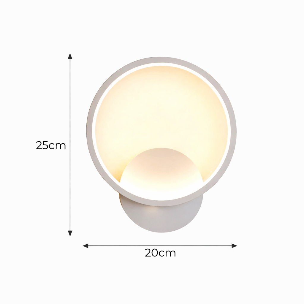 Nordycki kinkiet LED – lampa ścienna do salonu i sypialni