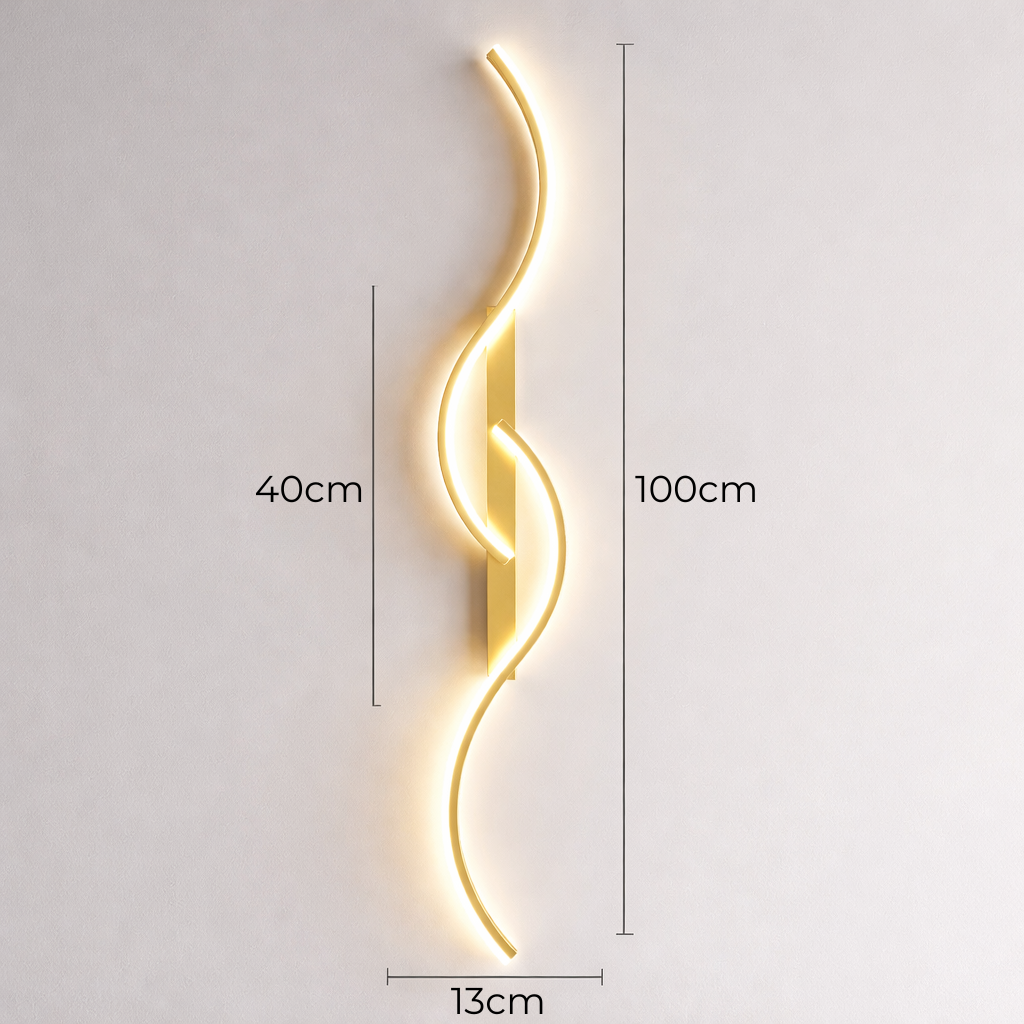 Nowoczesny kinkiet LED – lampa ścienna do salonu i sypialni