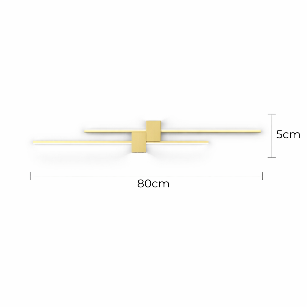 Minimalistyczny kinkiet LED – lampa ścienna do wnętrz