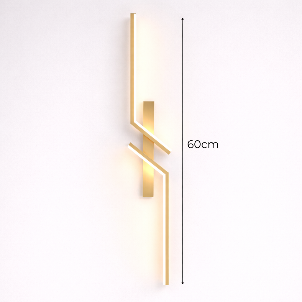 Minimalistyczny kinkiet LED – listwa ścienna do salonu i sypialni