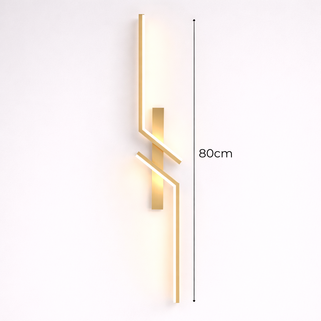 Minimalistyczny kinkiet LED – listwa ścienna do salonu i sypialni