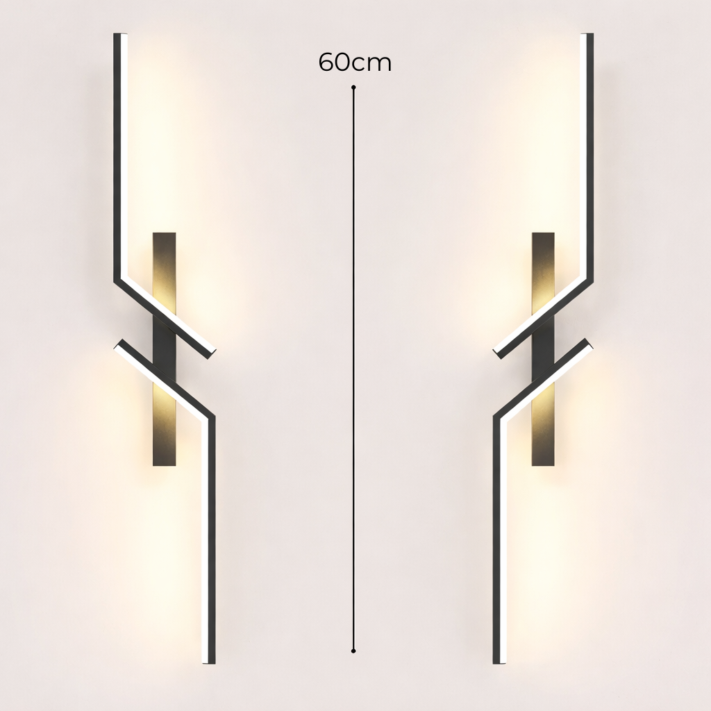 Minimalistyczny kinkiet LED – listwa ścienna do salonu i sypialni