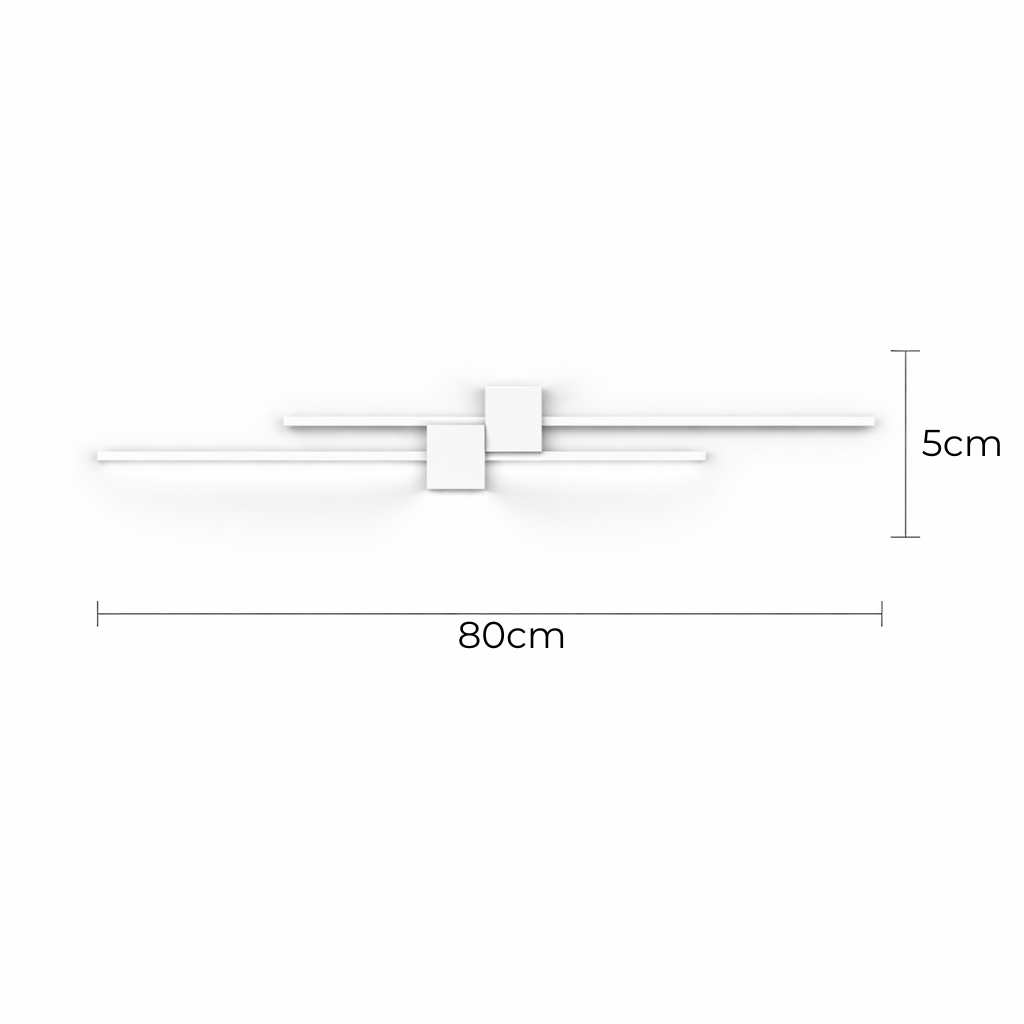 Minimalistyczny kinkiet LED – lampa ścienna do wnętrz