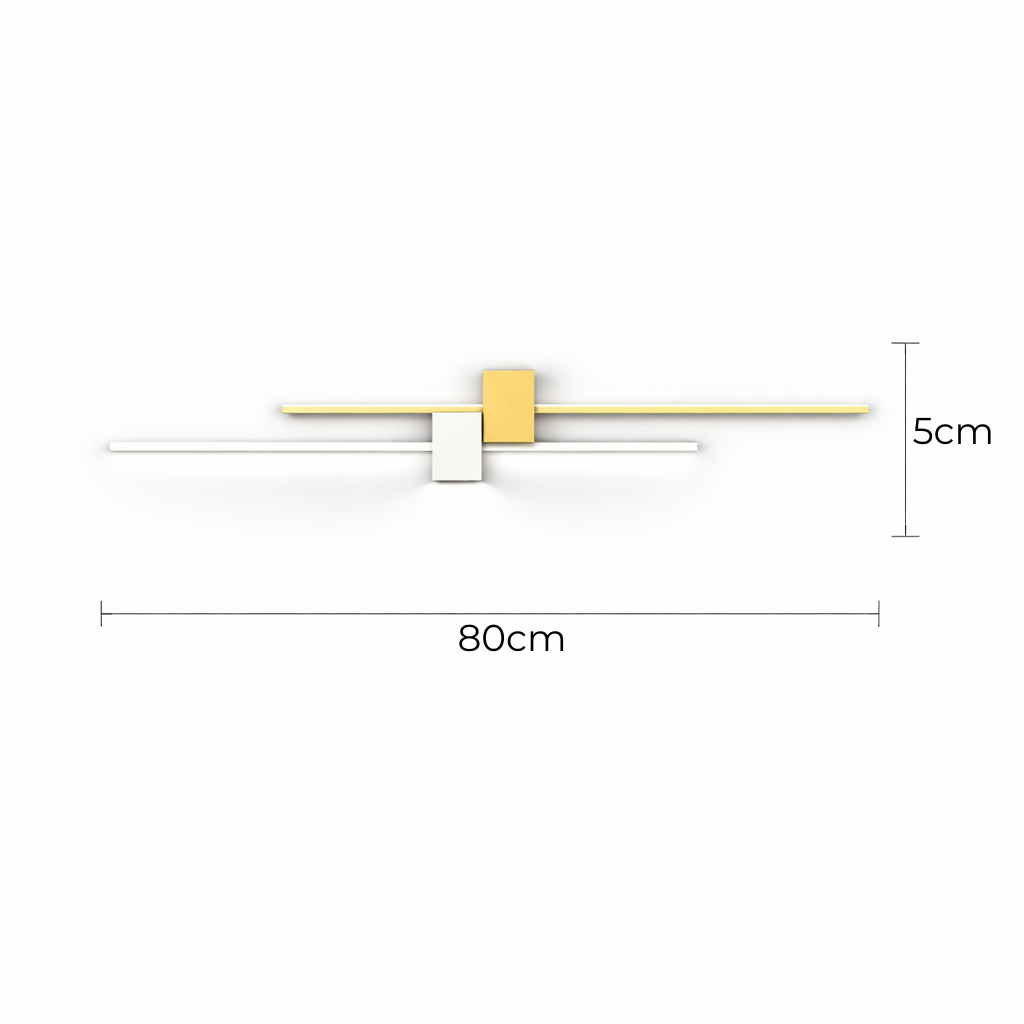 Minimalistyczny kinkiet LED – lampa ścienna do wnętrz