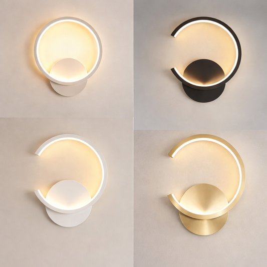 Nordycki kinkiet LED – lampa ścienna do salonu i sypialni