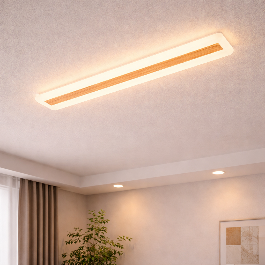 Ultracienka lampa sufitowa LED – nowoczesny plafon akrylowy