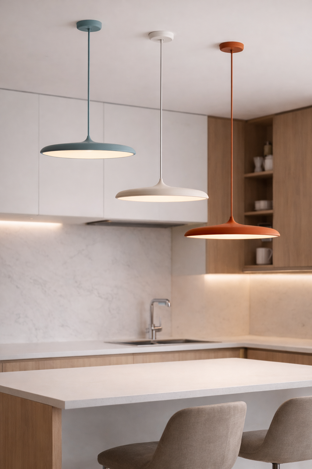 Lampa wisząca LED Macaron – nordycki styl