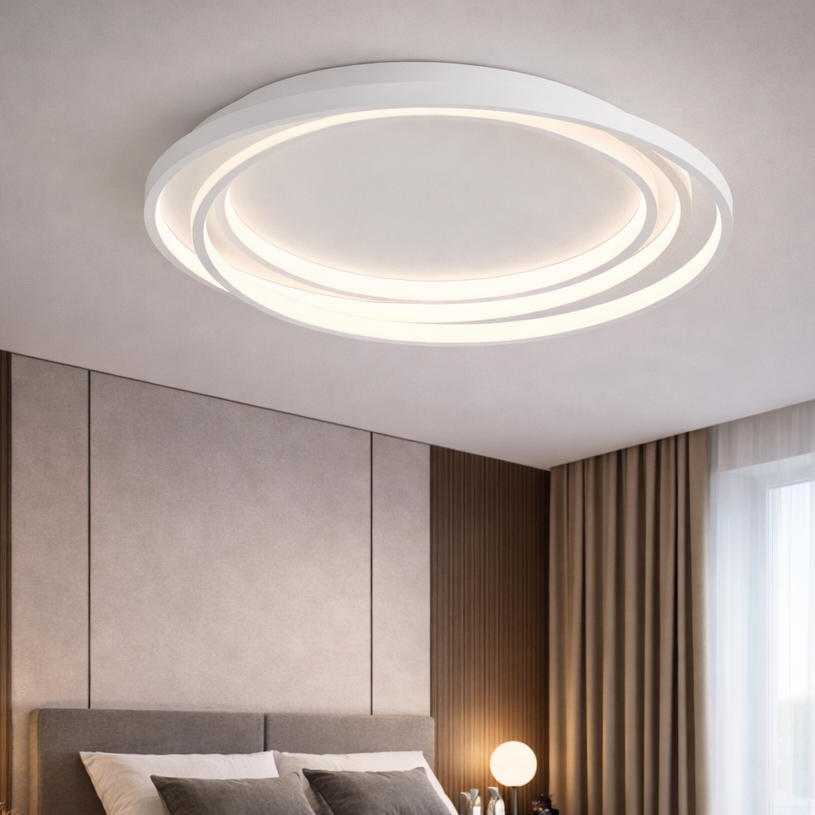 Ultracienka lampa sufitowa LED – nowoczesny plafon do wnętrz