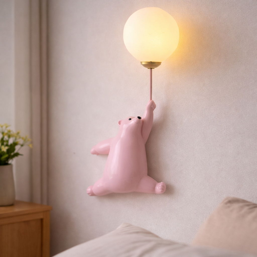 Kinkiet LED Miś – do pokoju dziecka
