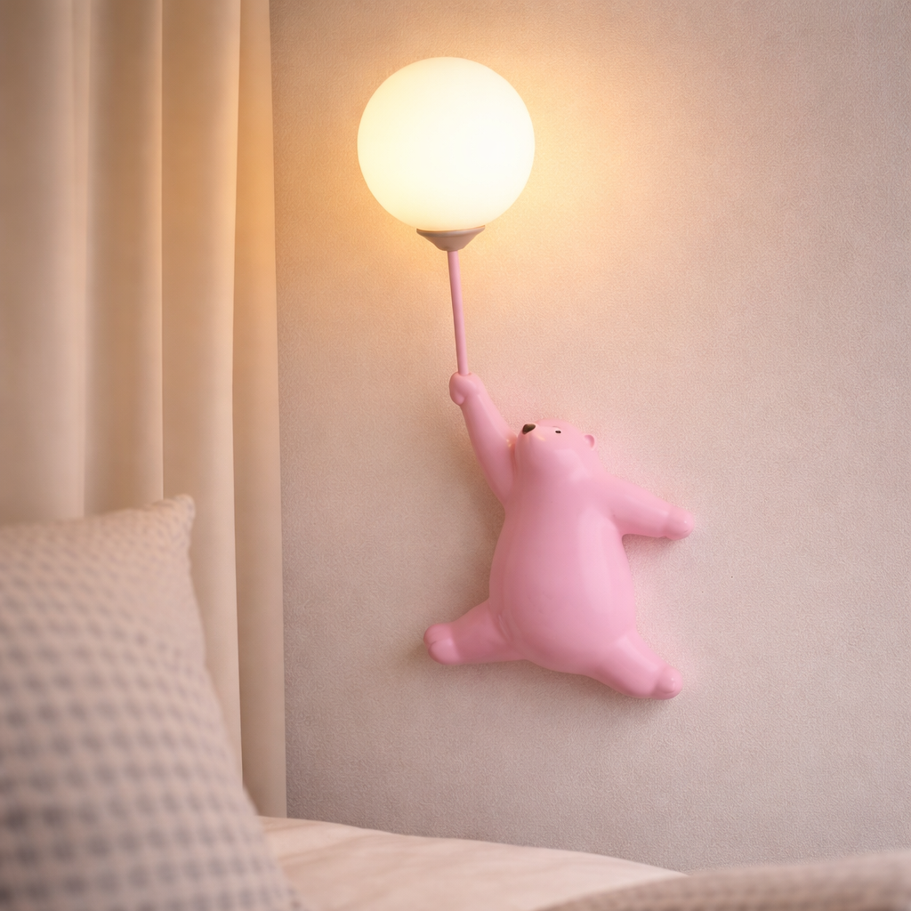 Kinkiet LED Miś – do pokoju dziecka