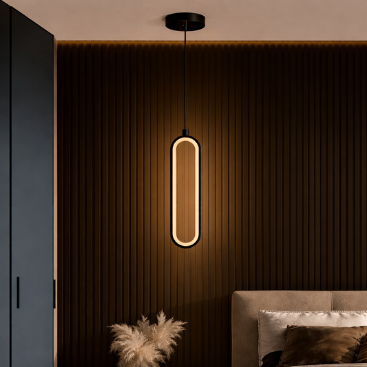 Designerska lampa wisząca LED – nowoczesna do salonu