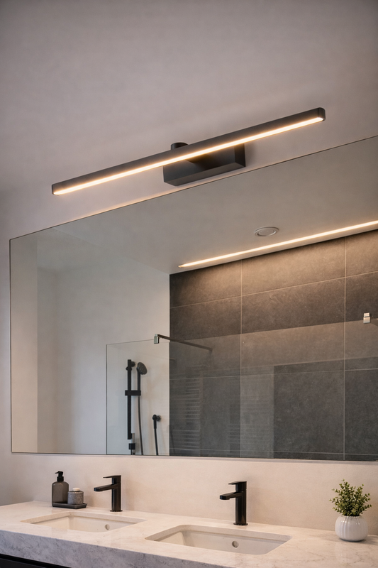 Lampa LED nad lustro – nowoczesny kinkiet łazienkowy