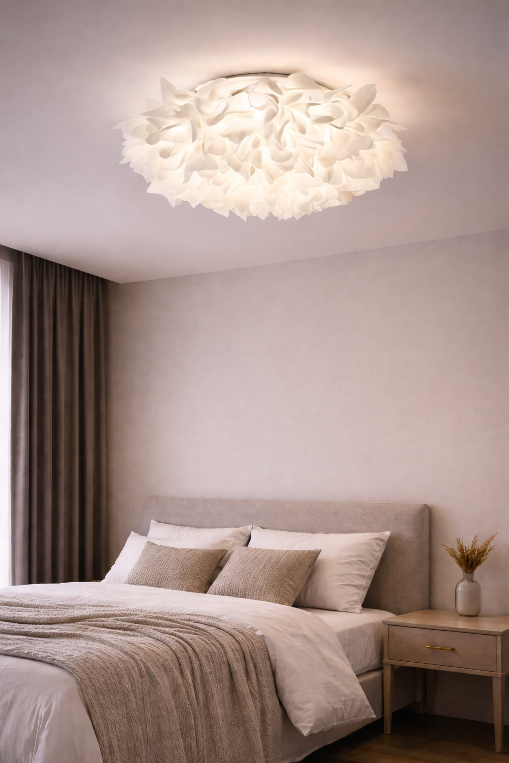 Lampa wisząca – kwiatowy design