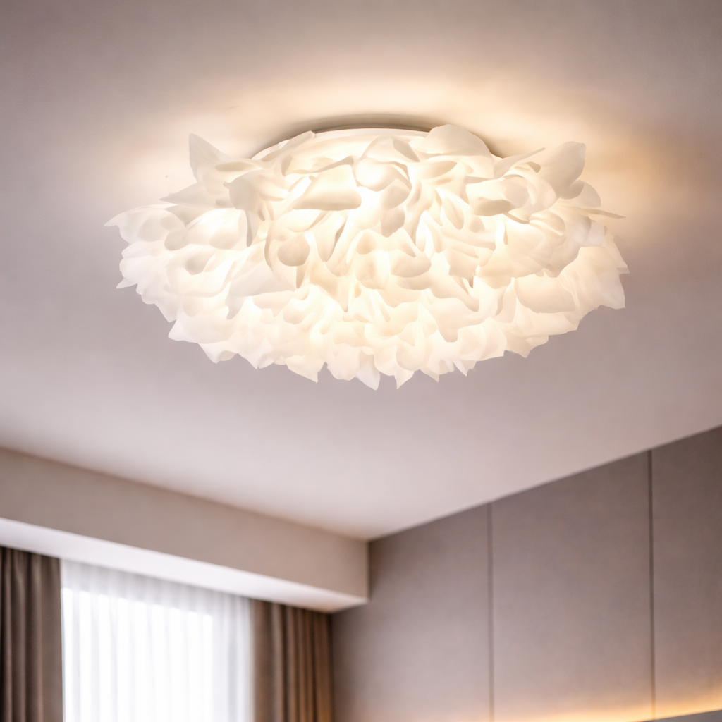 Lampa wisząca – kwiatowy design