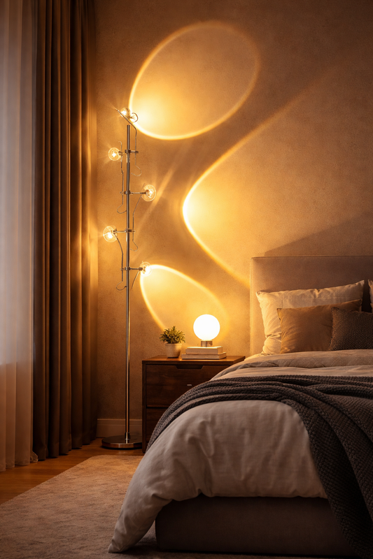 Lampa podłogowa Sunset – nordycki styl