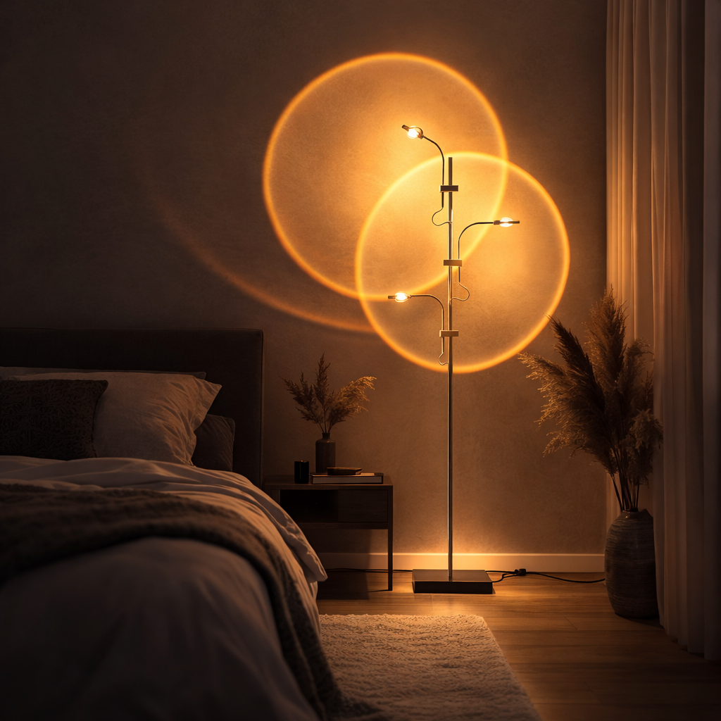 Lampa podłogowa Sunset – nordycki styl