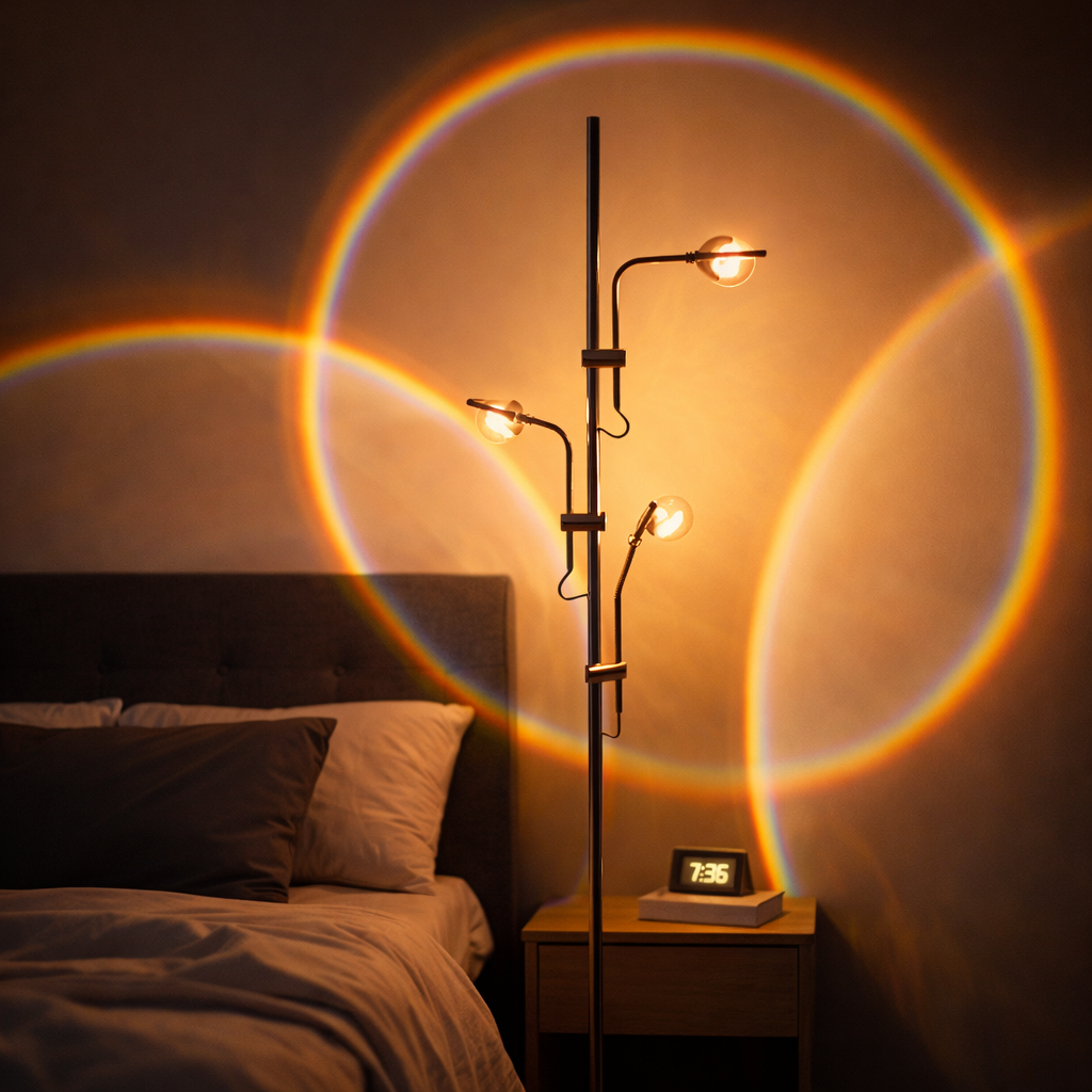 Lampa podłogowa Sunset – nordycki styl