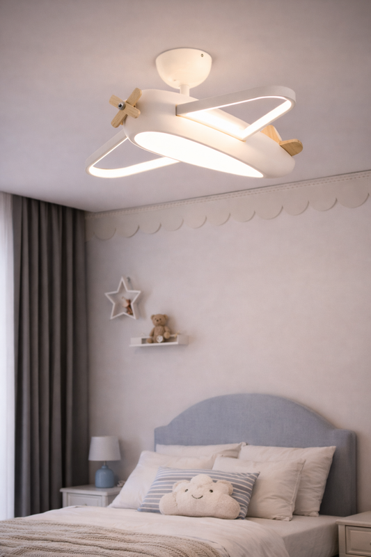 Lampa sufitowa Samolot – do pokoju dziecka