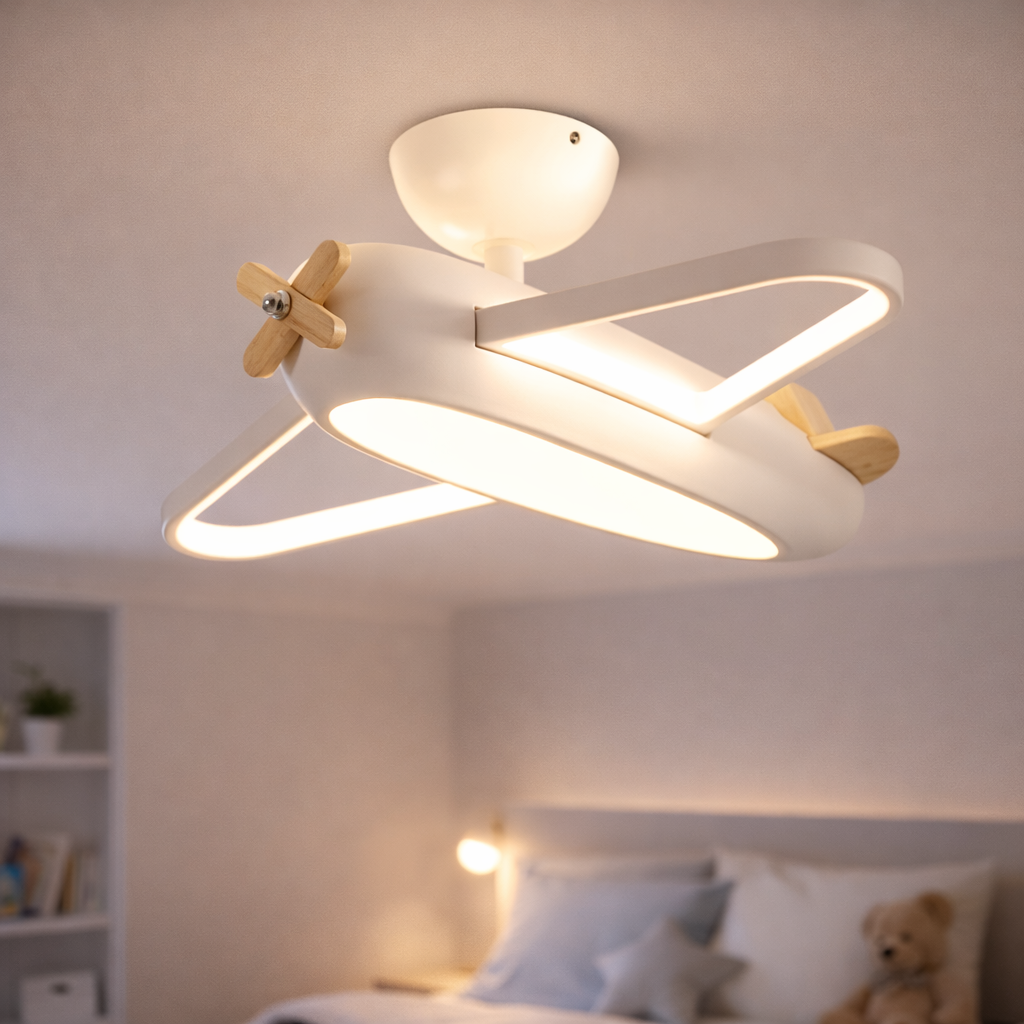 Lampa sufitowa Samolot – do pokoju dziecka