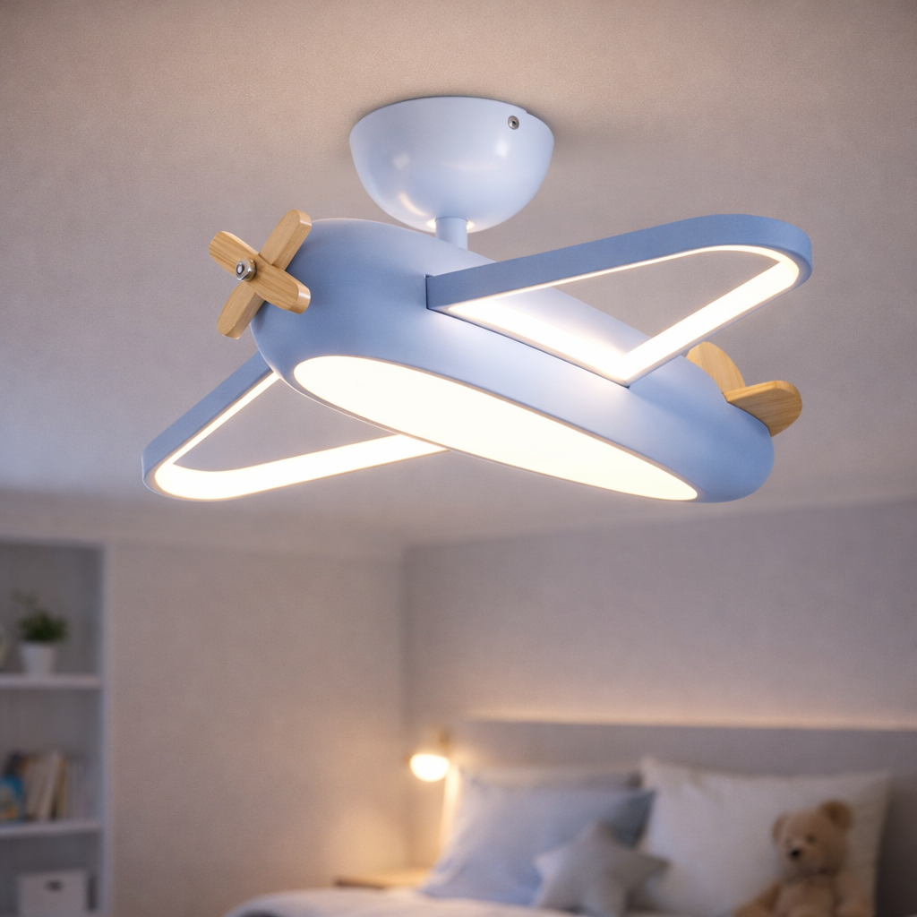 Lampa sufitowa Samolot – do pokoju dziecka