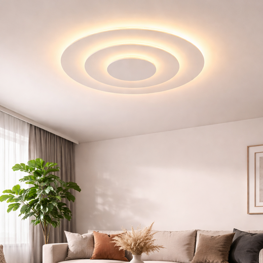 Designerska lampa sufitowa LED – nowoczesny styl do domu