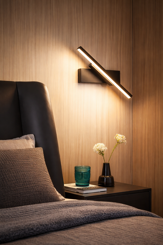 Obrotowy kinkiet LED – nowoczesna lampa LED