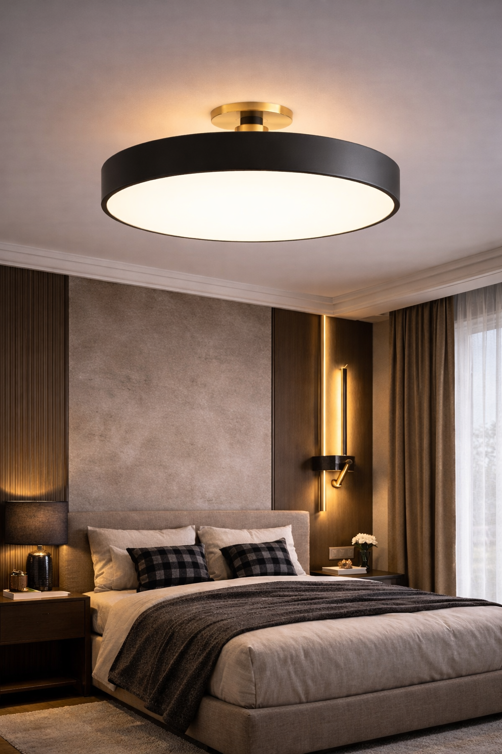 Designerska lampa sufitowa LED – nowoczesny styl do salonu