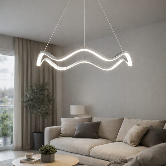 Lampa wisząca LED Ring – nowoczesny żyrandol do salonu 2