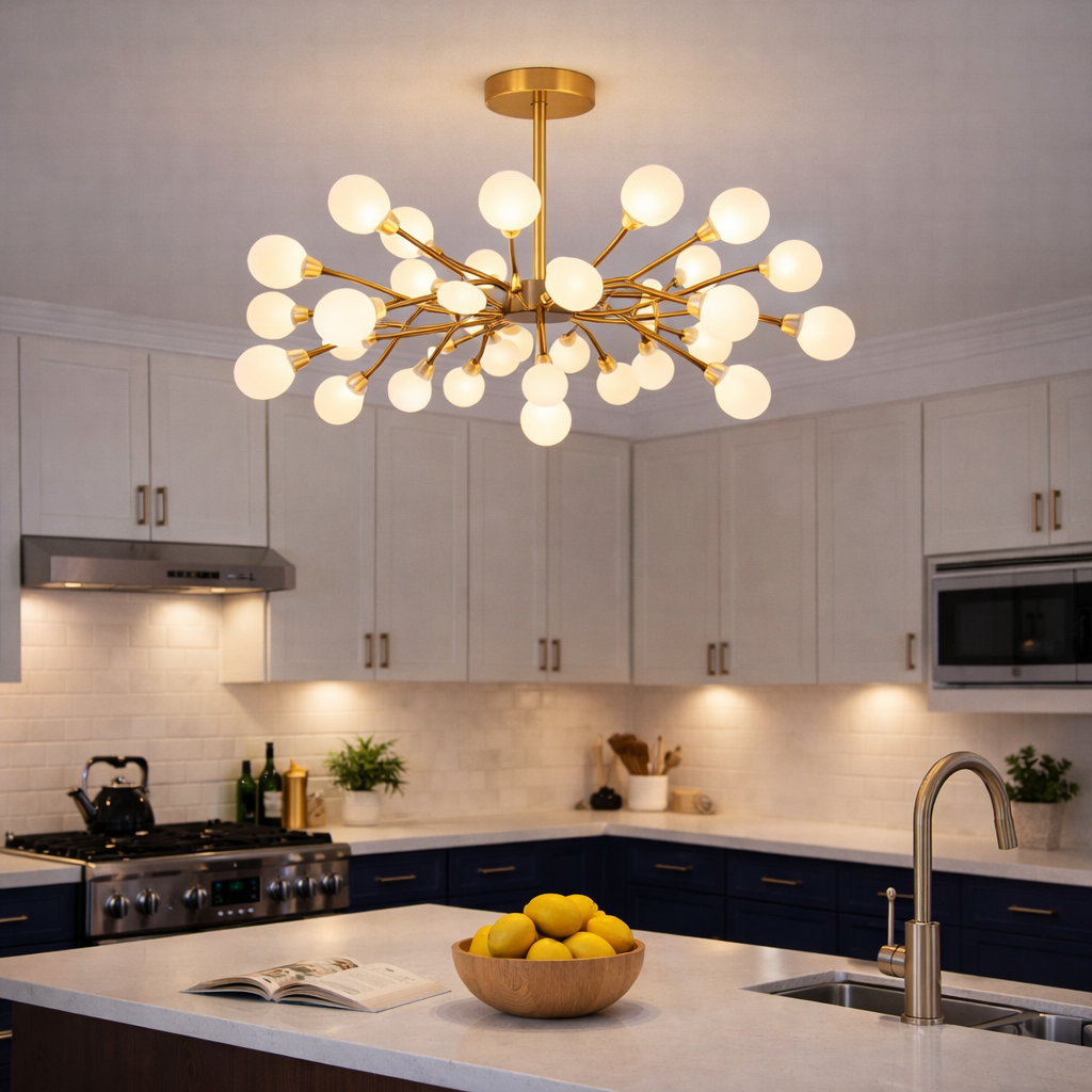 Lampa wisząca  – nowoczesny żyrandol LED do wnętrz