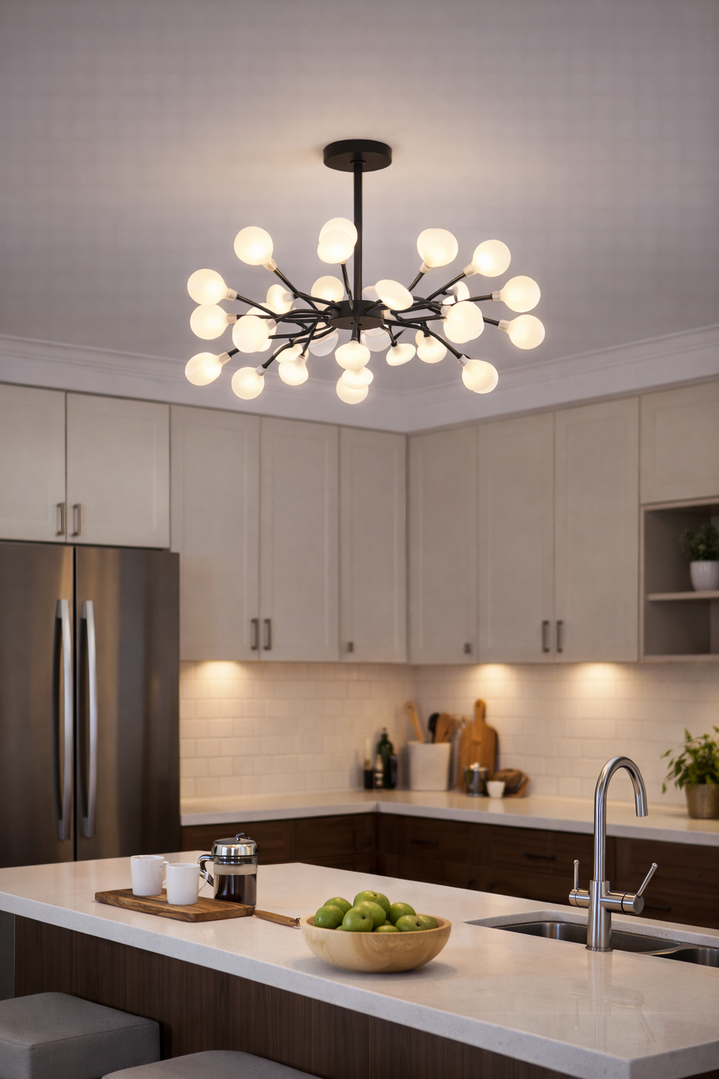 Lampa wisząca  – nowoczesny żyrandol LED do wnętrz