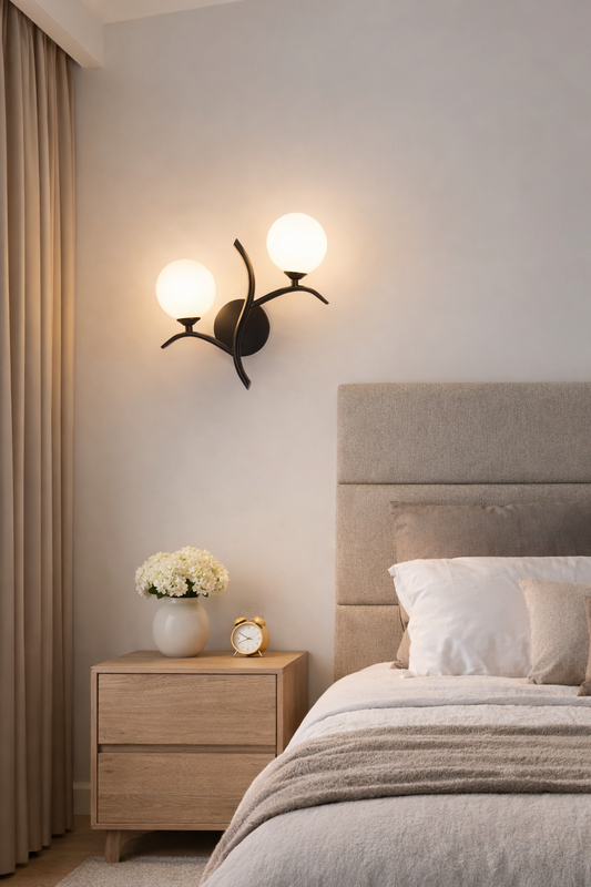 Designerski kinkiet LED – nowoczesna lampa ścienna