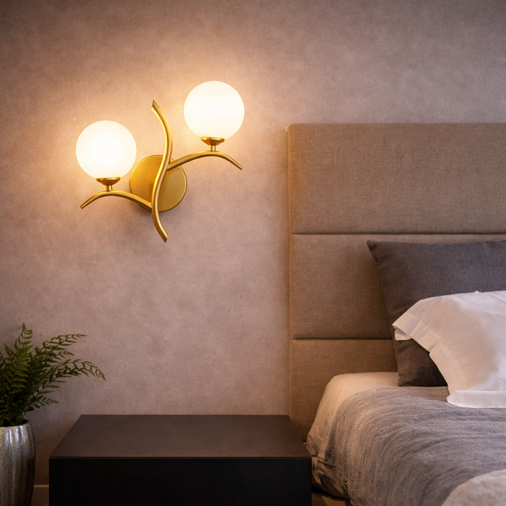 Designerski kinkiet LED – nowoczesna lampa ścienna