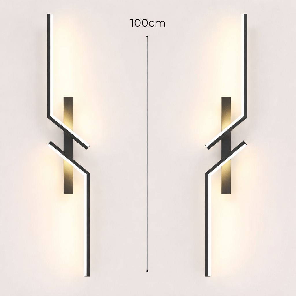 Minimalistyczny kinkiet LED – listwa ścienna do salonu i sypialni