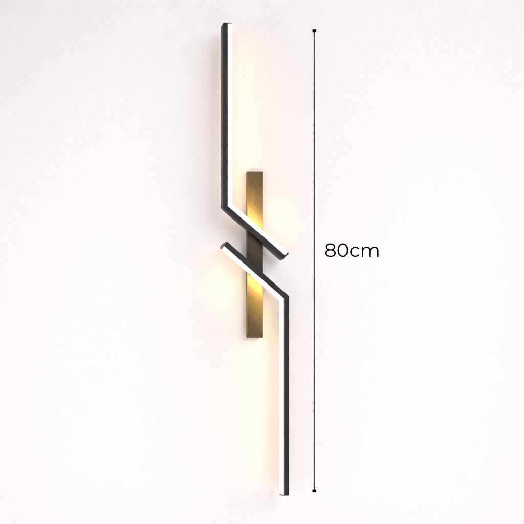 Minimalistyczny kinkiet LED – listwa ścienna do salonu i sypialni