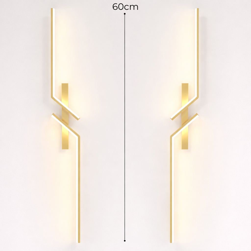 Minimalistyczny kinkiet LED – listwa ścienna do salonu i sypialni