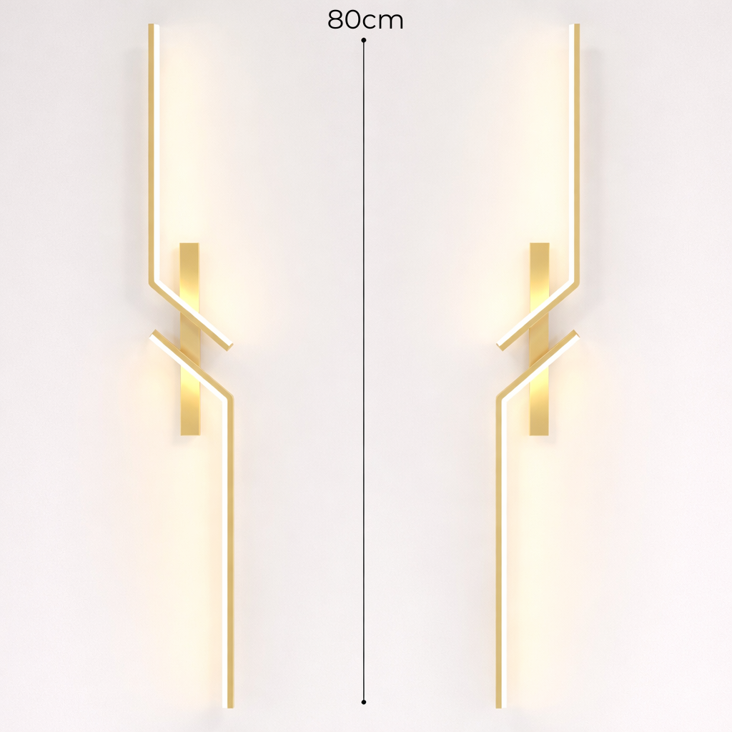 Minimalistyczny kinkiet LED – listwa ścienna do salonu i sypialni
