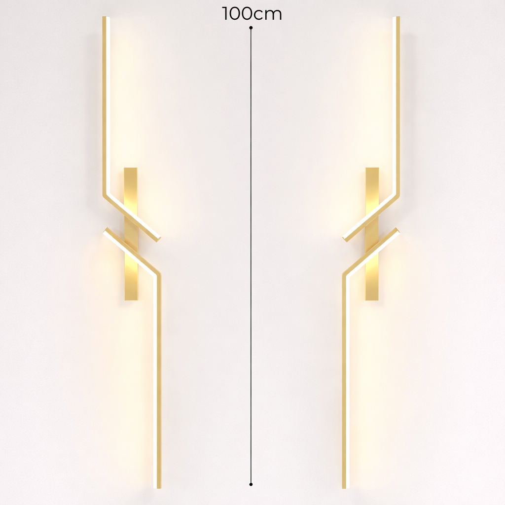 Minimalistyczny kinkiet LED – listwa ścienna do salonu i sypialni