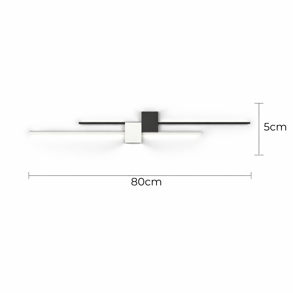 Minimalistyczny kinkiet LED – lampa ścienna do wnętrz