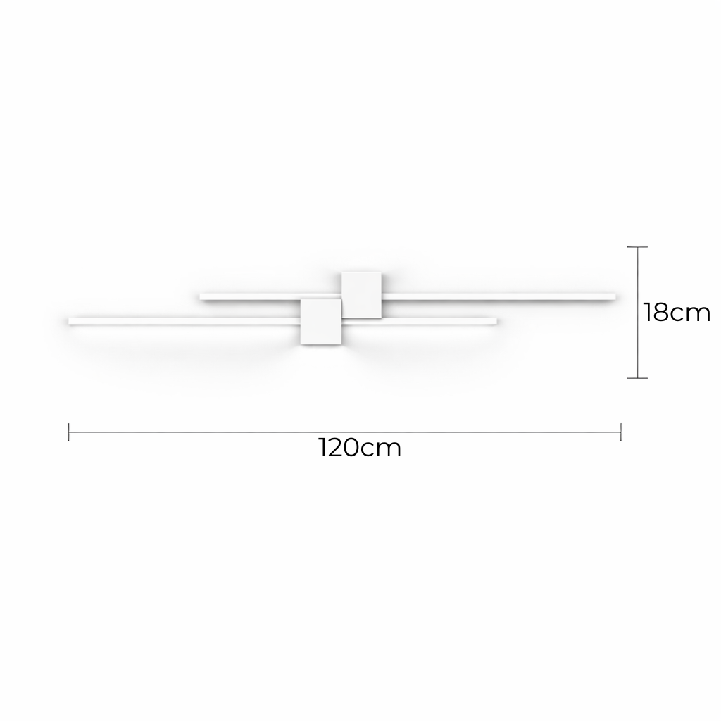 Minimalistyczny kinkiet LED – lampa ścienna do wnętrz