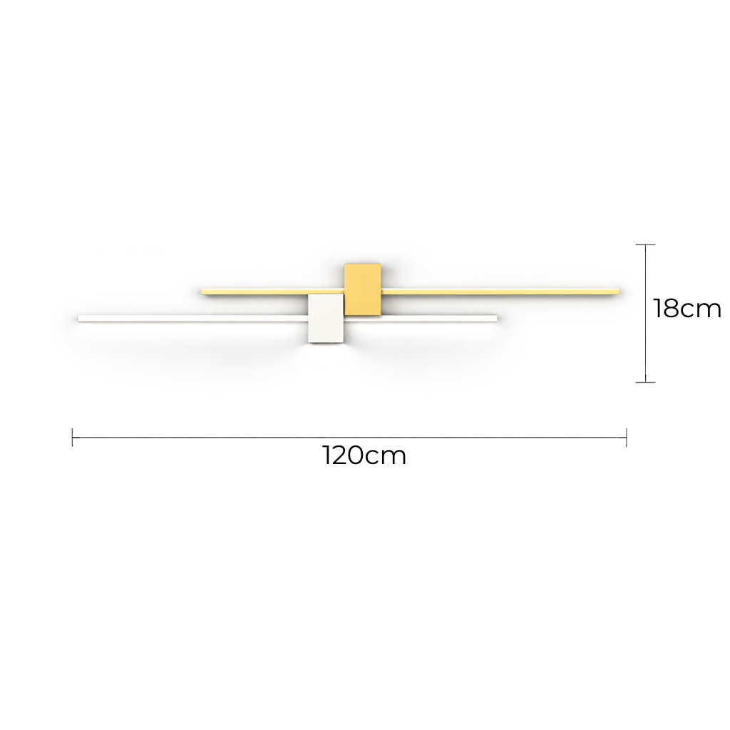 Minimalistyczny kinkiet LED – lampa ścienna do wnętrz