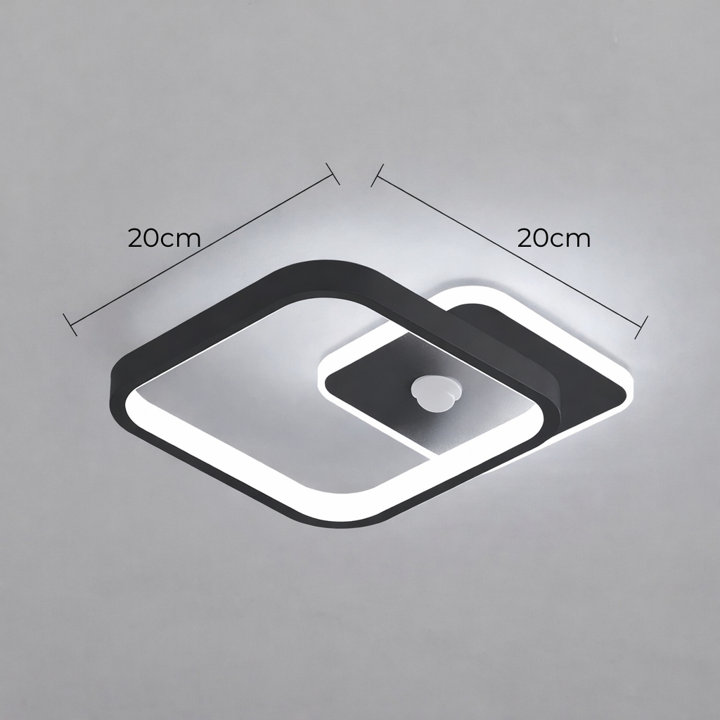 Inteligentna lampa sufitowa LED z czujnikiem ruchu