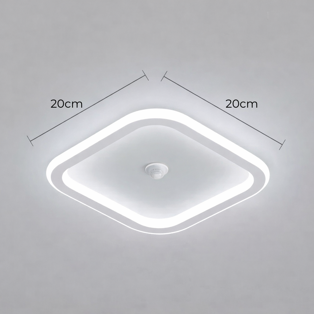 Inteligentna lampa sufitowa LED z czujnikiem ruchu