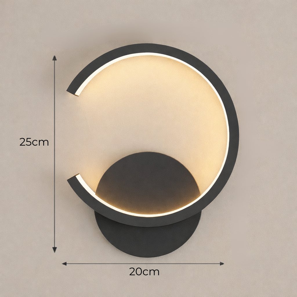 Nordycki kinkiet LED – lampa ścienna do salonu i sypialni