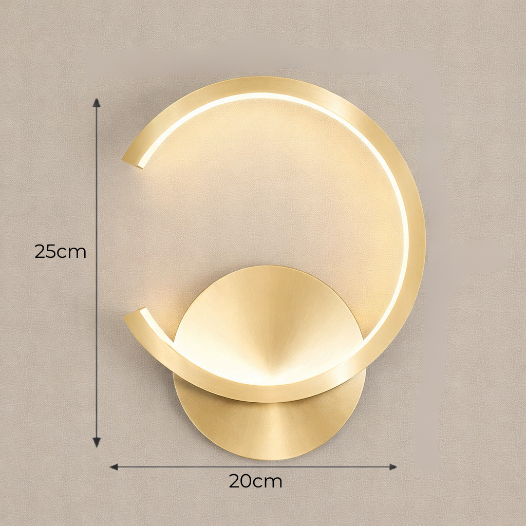 Nordycki kinkiet LED – lampa ścienna do salonu i sypialni