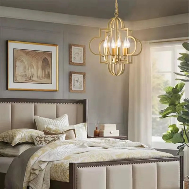 Lampa wisząca Vintage – złota