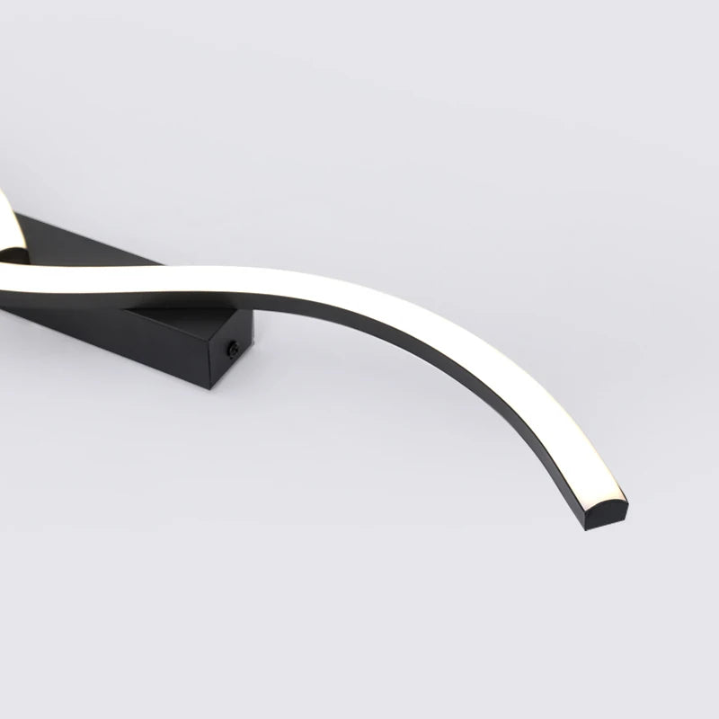 Nowoczesna lampa sufitowa LED – czarna minimalistyczna